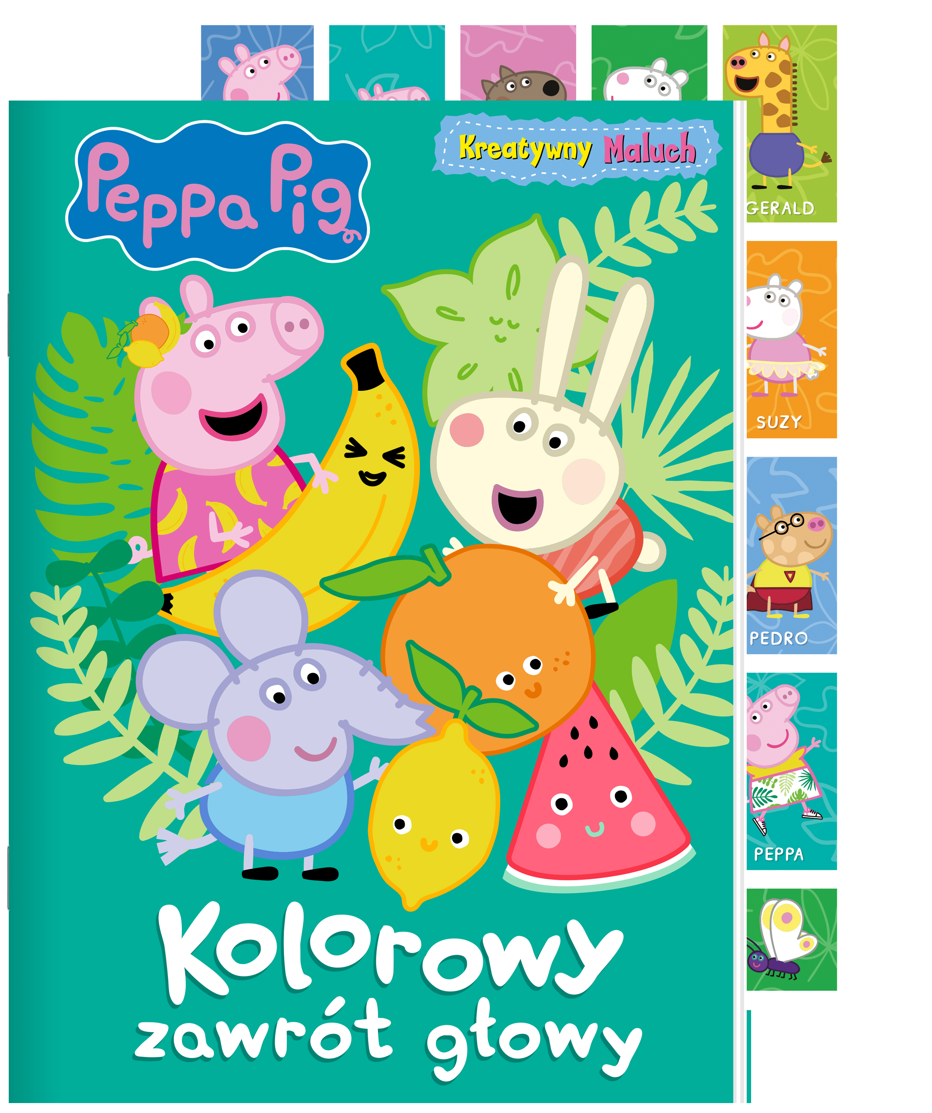 Okładka: Peppa Pig Kreatywny Maluch Kolorowy zawrót głowy