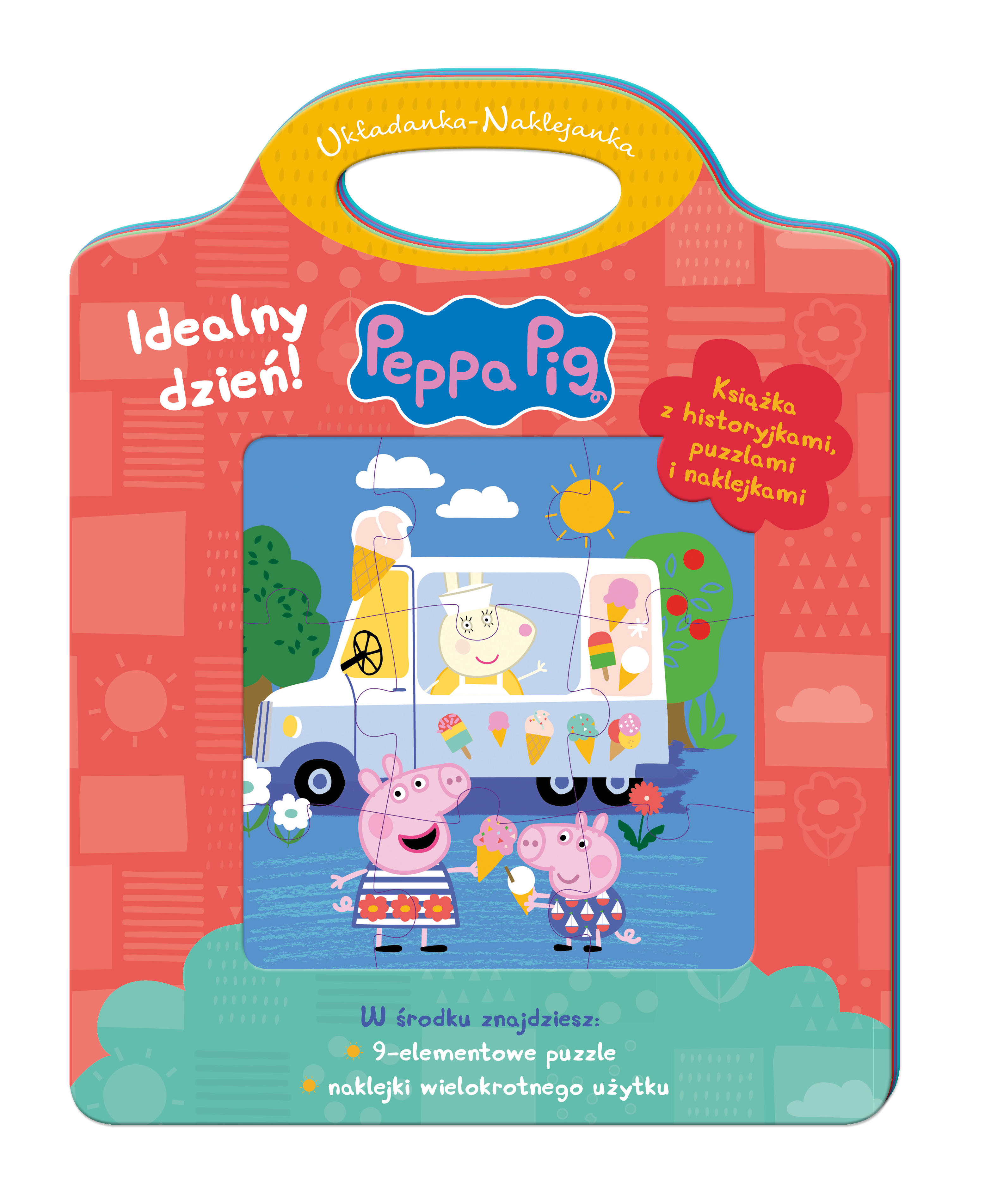 Okładka: Peppa Pig Układanka-Naklejanka. Idealny dzień