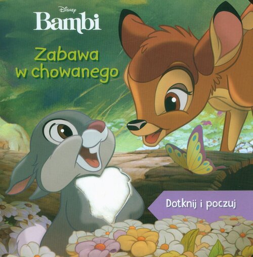 Okładka: Zabawa w chowanego. Książeczka sensoryczna Disney