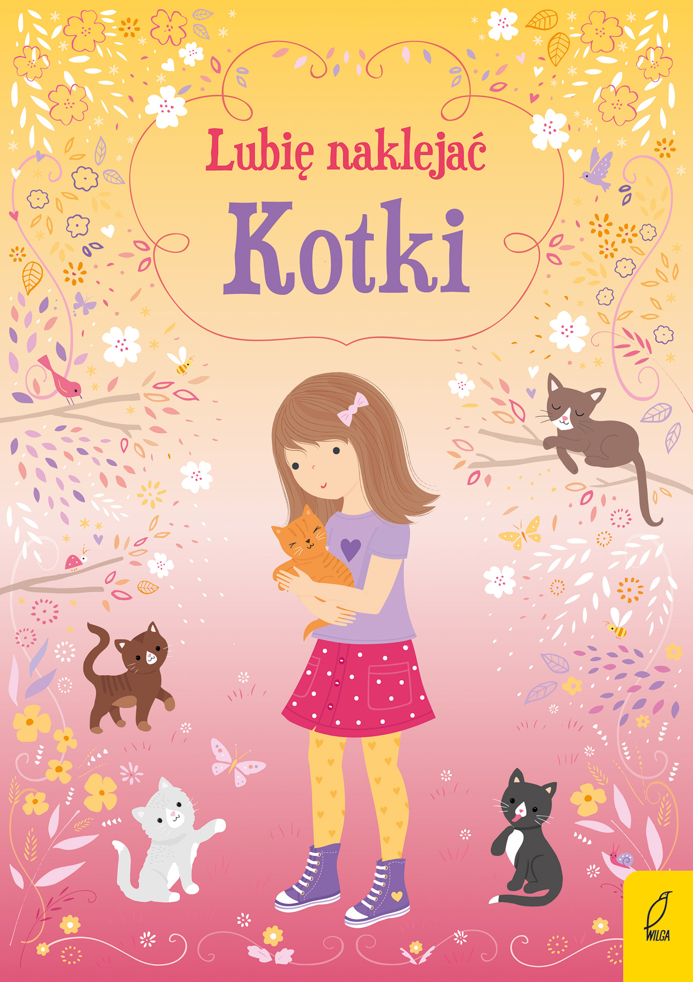 Okładka: Lubię naklejać Kotki