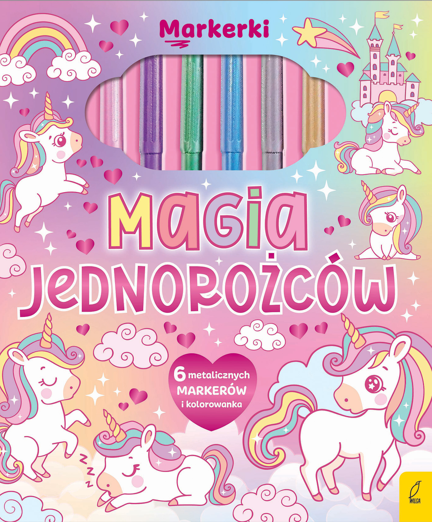 Okładka: Markerki Magia jednorożców
