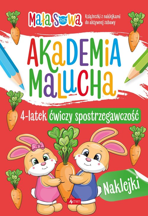 Okładka: Akademia malucha 4latek ćwiczy spostrzegawczość