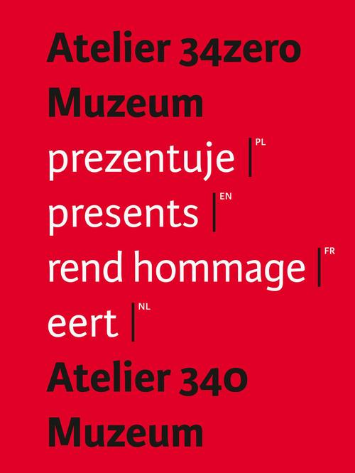 Okładka: Atelier 34zero Muzeum prezentuje Atelier 340 Muzeum