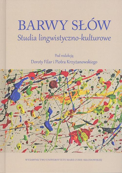 Okładka: Barwy słów