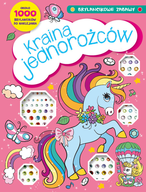 Okładka: Brylancikowe zabawy Kraina jednorożców