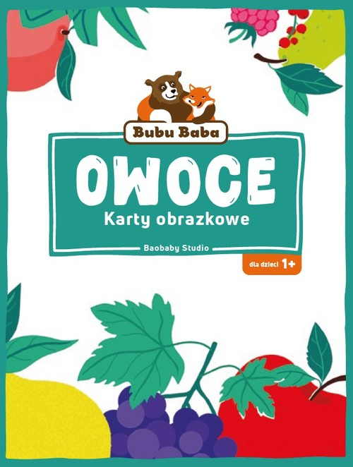 Okładka: Bubu Baba Karty obrazkowe Owoce