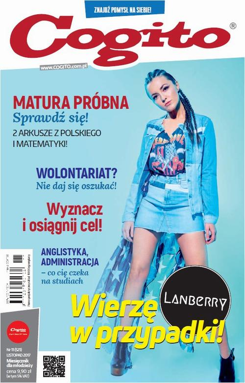 Okładka: Cogito nr 11 (521) Listopad 2017