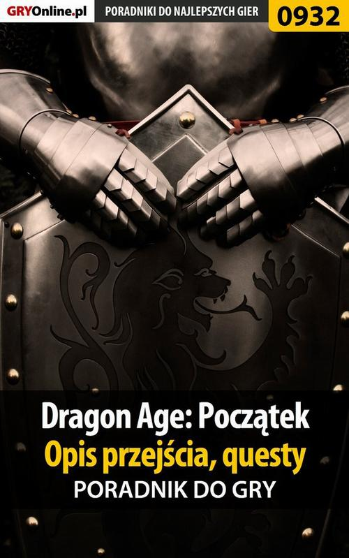 Okładka: Dragon Age: Początek - poradnik do gry