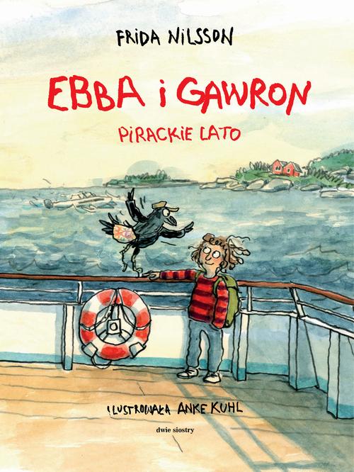 Okładka: Ebba i Gawron. Pirackie lato
