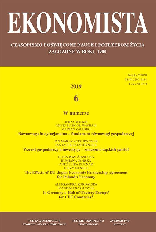 Okładka: Ekonomista 2019 nr 6