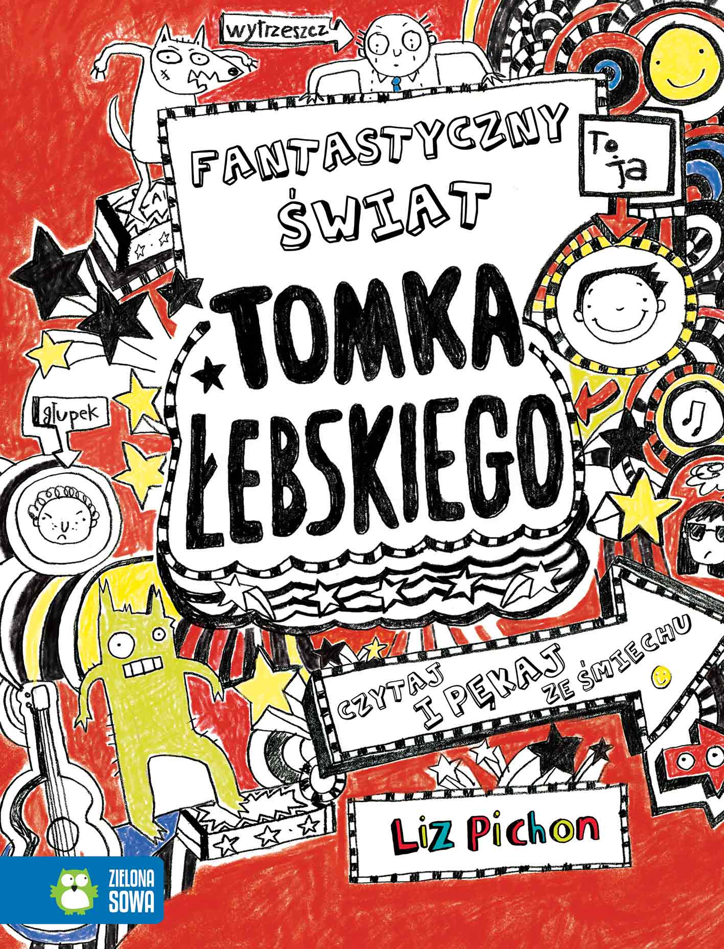 Okładka: Fantastyczny świat Tomka Łebskiego