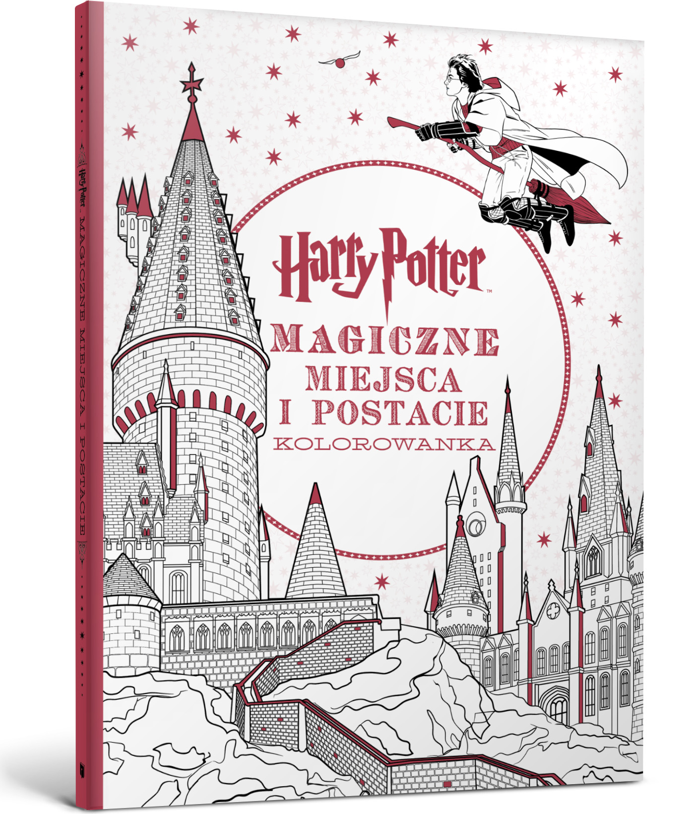 Okładka: Harry Potter. Kolorowanka. Magiczne miejsca i postacie