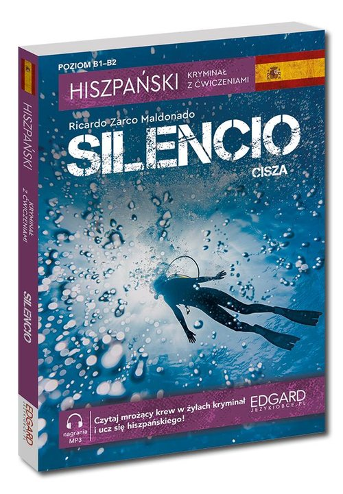 Okładka: Hiszpański Kryminał z ćwiczeniami Silencio Cisza