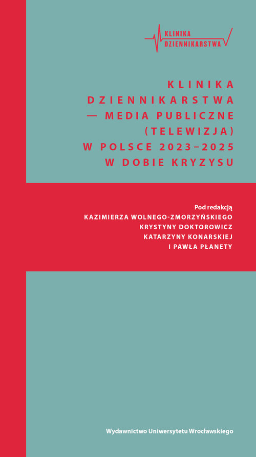 Okładka: Klinika Dziennikarstwa 6 Media publiczne