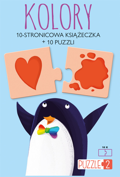 Okładka: Kolory (książeczka + 10 puzzli)