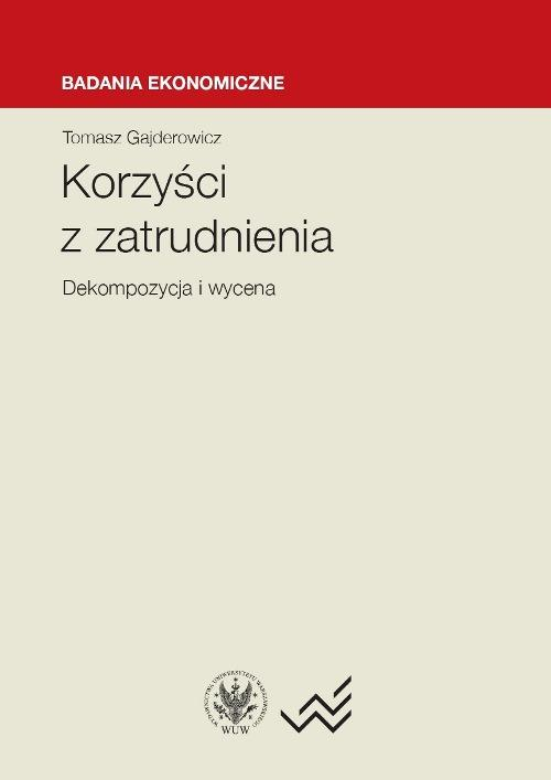 Okładka: Korzyści z zatrudnienia