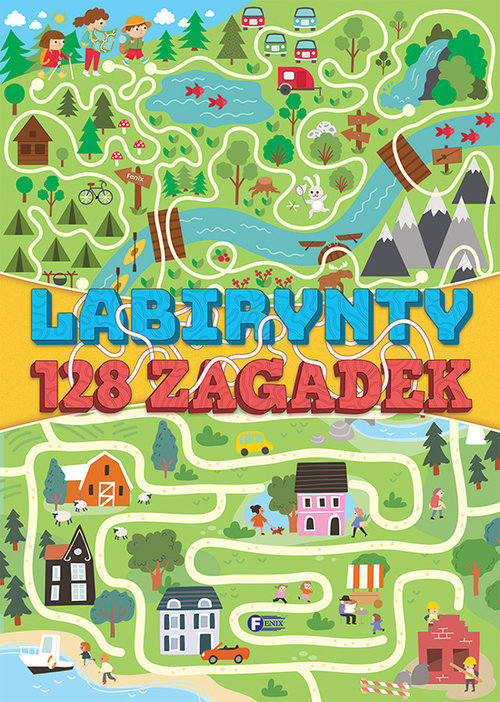 Okładka: Labirynty 128 zagadek