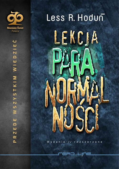Okładka: Lekcja Paranormalności. Przede wszystkim wiedzieć