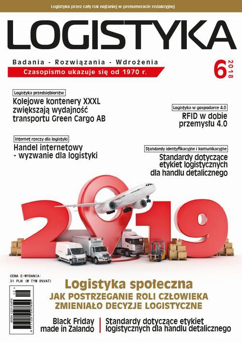 Okładka: Logistyka 6/2018