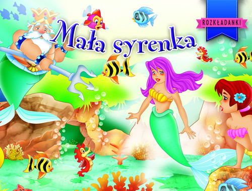 Okładka: Mała syrenka. Rozkładanki