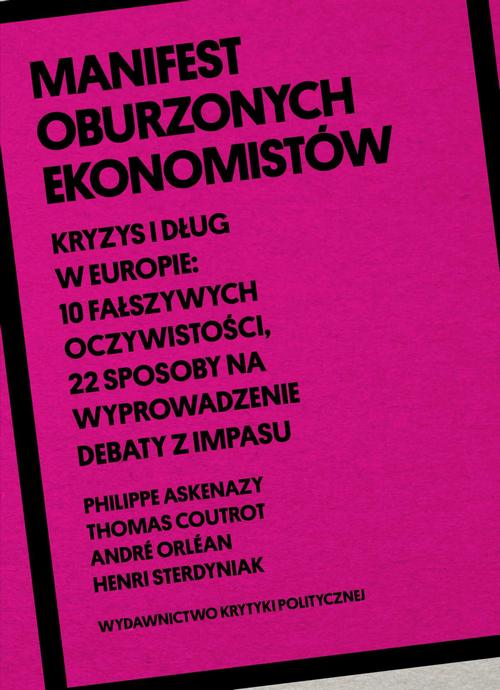 Okładka: Manifest oburzonych ekonomistów