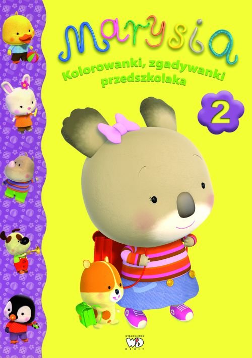 Okładka: Marysia Kolorowanki, zgadywanki przedszkolaka 2