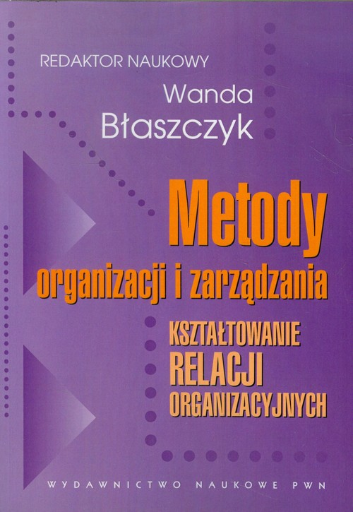 Okładka: Metody organizacji i zarządzania