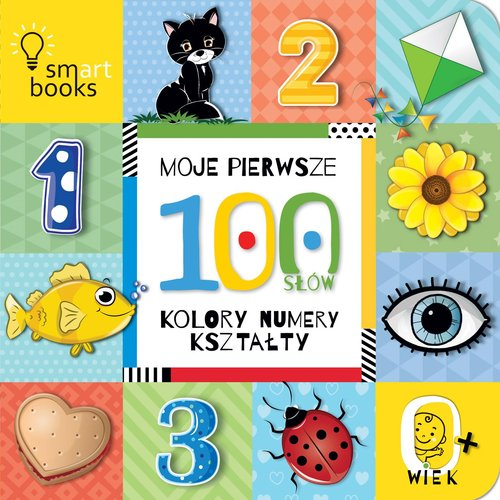 Okładka: Moje pierwsze 100 słów Kolory, numery, kształty