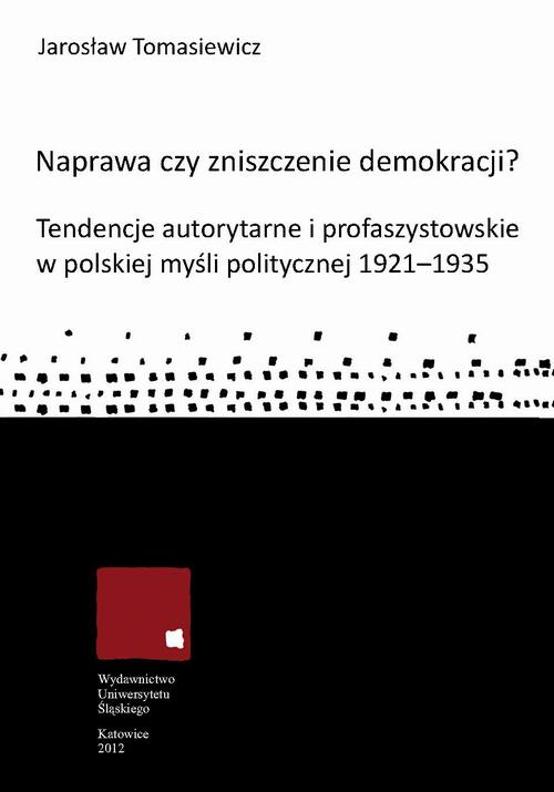 Okładka: Naprawa czy zniszczenie demokracji?
