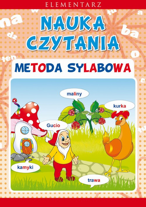 Okładka: Nauka czytania. Metoda sylabowa