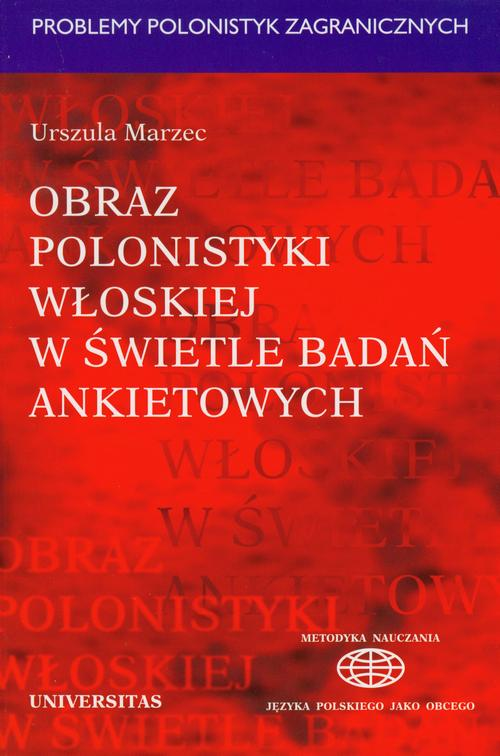 Okładka: Obraz polonistyki włoskiej w świetle badań ankietowych