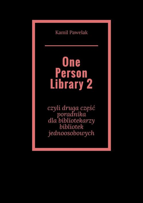 Okładka: One Person Library 2