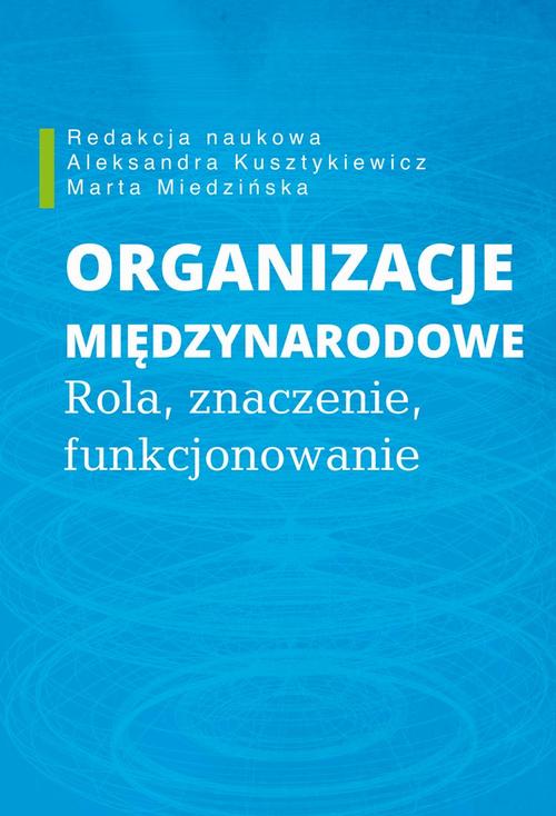 Okładka: Organizacje międzynarodowe