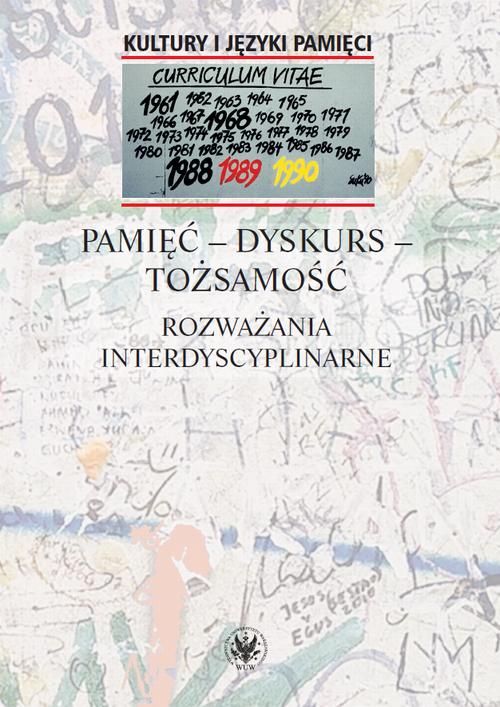 Okładka: Pamięć - dyskurs - tożsamość