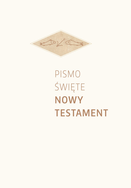 Okładka: Pismo Święte Nowy Testament oprawa biała