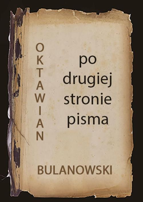 Okładka: Po drugiej stronie pisma