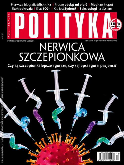 Okładka: Polityka nr 12/2021