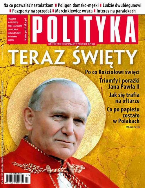 Okładka: Polityka nr 17/2014