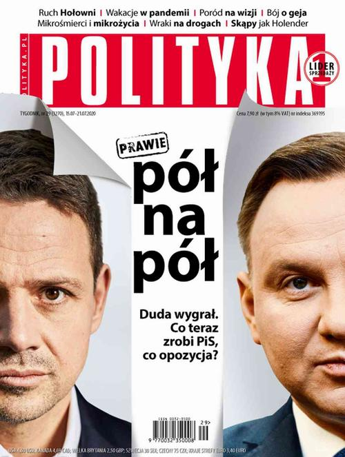Okładka: Polityka nr 29/2020