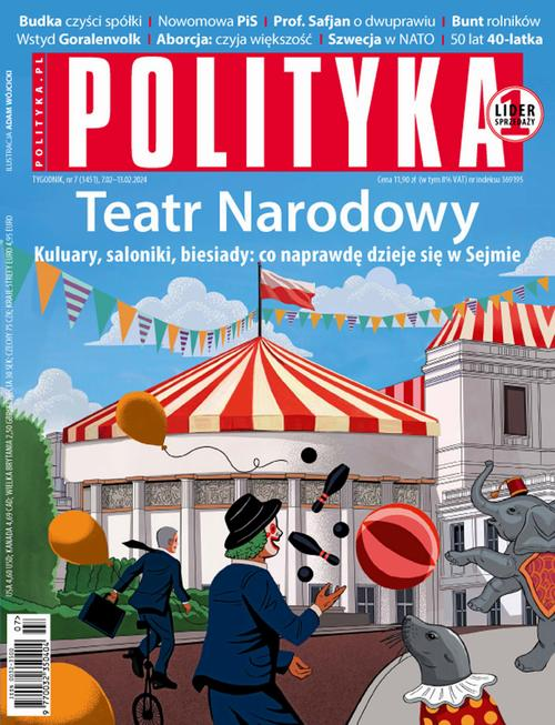 Okładka: Polityka nr 7/2024
