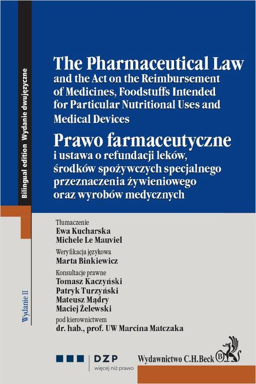 Okładka: Prawo farmaceutyczne. The Pharmaceutical Law