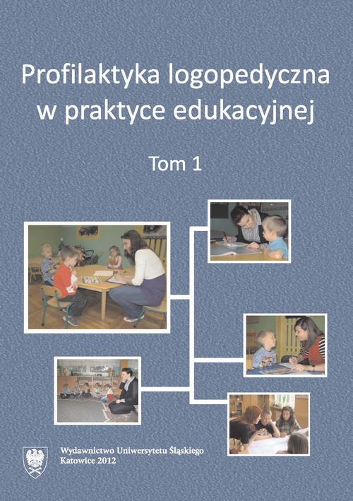 Okładka: Profilaktyka logopedyczna w praktyce edukacyjnej
