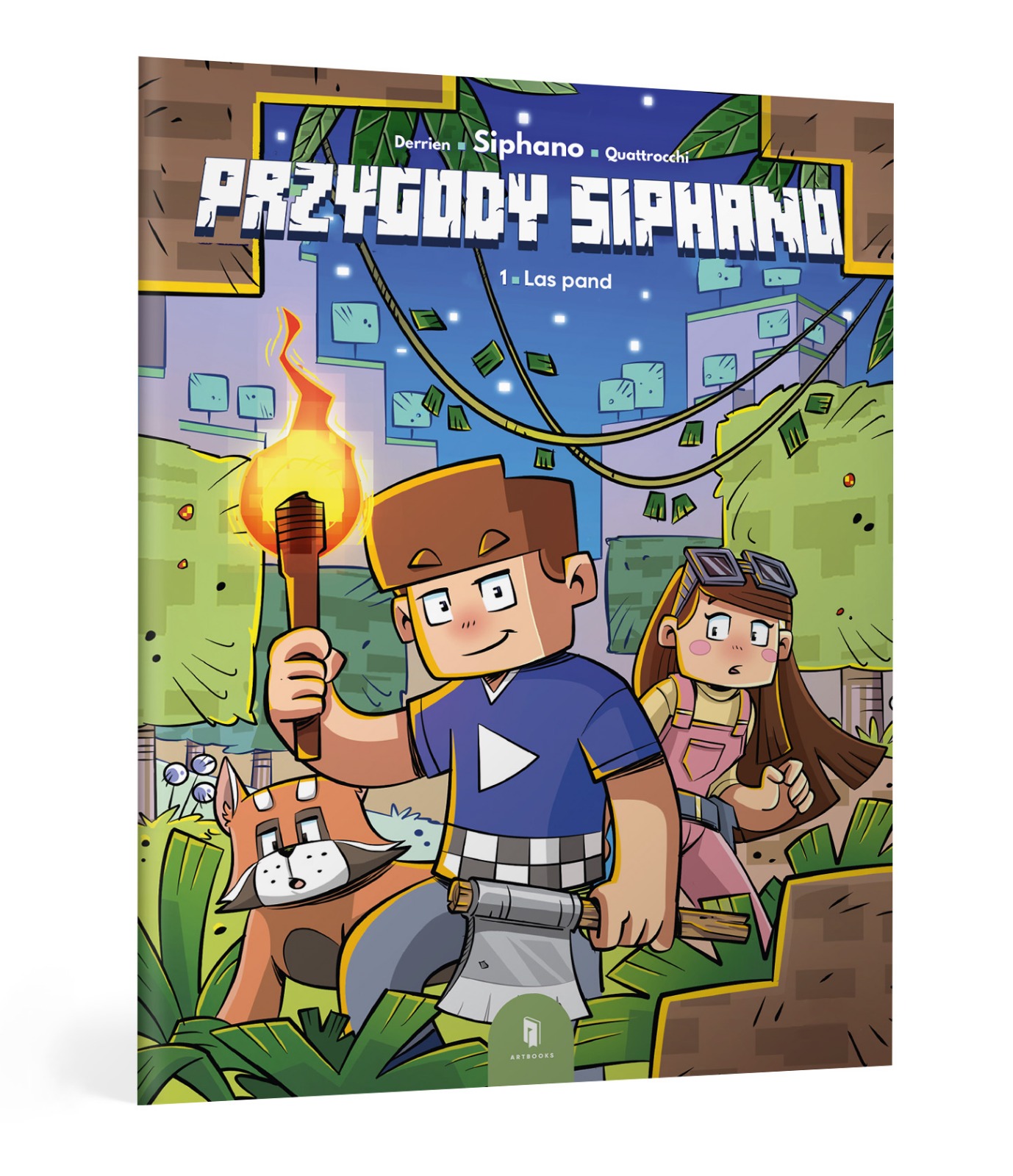 Okładka: Przygody Siphano. Las pand. Tom 1
