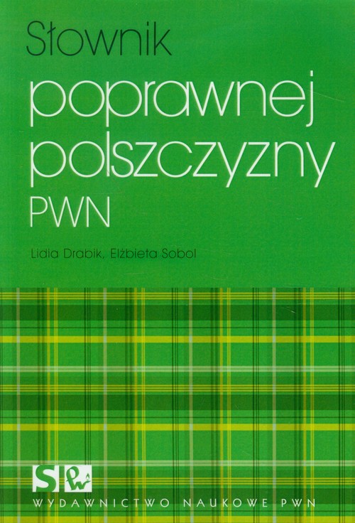 Okładka: Słownik poprawnej polszczyzny PWN