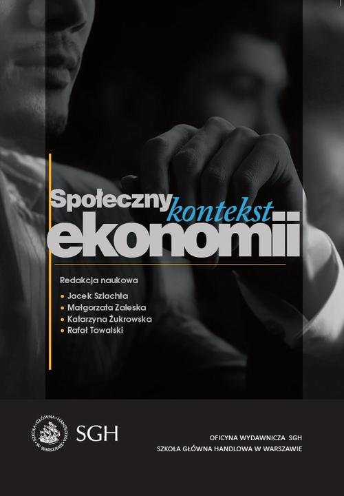 Okładka: Społeczny kontekst ekonomii