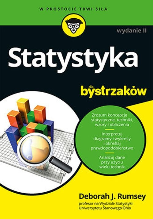 Okładka: Statystyka dla bystrzaków.