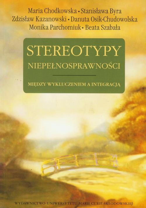 Okładka: Stereotypy niepełnosprawności