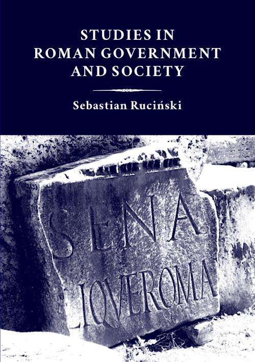 Okładka: Studies in Roman government and society
