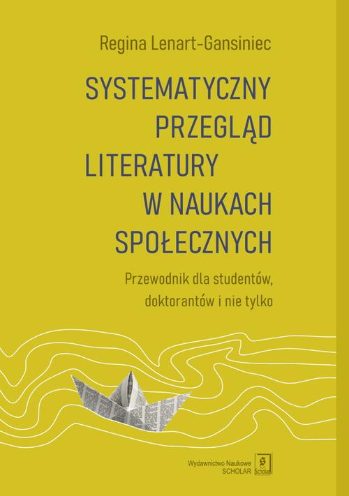 Okładka: Systematyczny przegląd literatury w naukach społecznych