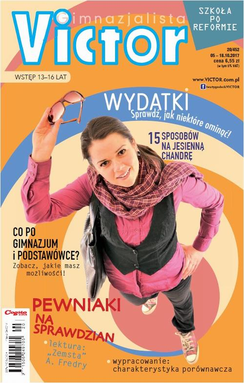Okładka: Victor Gimnazjalista nr 20/452 05 – 18.10.2017